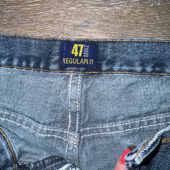 Wrangler 47MWZ Advanced Comfort Reg Fit Men's Bootcut Denim Jeans - Picture 2 of 4